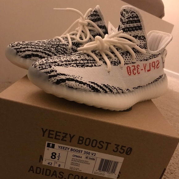 adidas yeezy boost 350 v2 zebra 8 us new adidas yeezy boost 350 v2 zebra 8 us new
